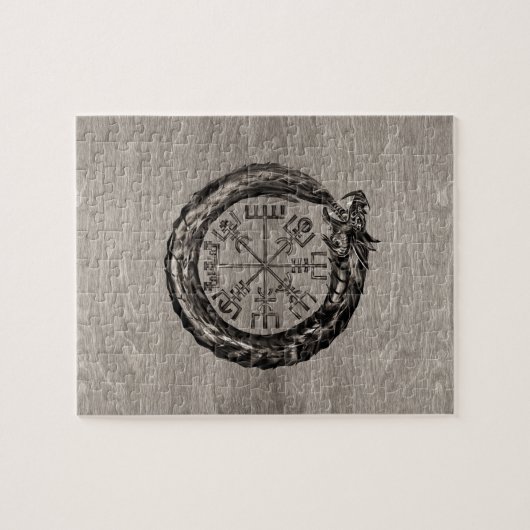 Puzzle Ouroboros avec Vegvisir (Horizontal)