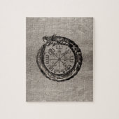 Puzzle Ouroboros avec Vegvisir (Vertical)
