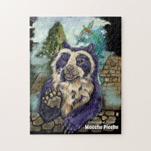 Puzzle Ours à lunettes (Vertical)