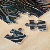 Puzzle Ours Abstrait coloré | Difficile (Côté)