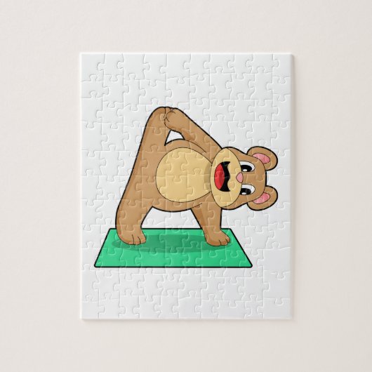 Puzzle Ours au Yoga Fitness (Vertical)