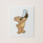 Puzzle Ours avec café Coupe (Vertical)