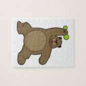 Puzzle Ours avec cloche à Yoga Fitness (Horizontal)
