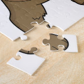 Puzzle Ours avec cloche à Yoga Fitness (Côté)