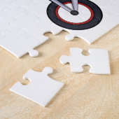 Puzzle Ours avec vélo et casque (Côté)