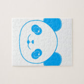 Puzzle Ours bleu Kawaii Panda (Horizontal)