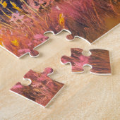 Puzzle Ours Brown Coucher de soleil Pastel Chalk (Côté)