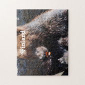 Puzzle Ours Brown en Finlande (Vertical)
