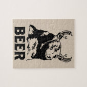 Puzzle Ours + Cerfs communs = bière (Horizontal)