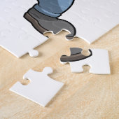 Puzzle Ours comme artisan avec boîte à outils (Côté)