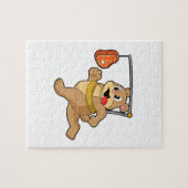 Puzzle Ours comme coureur (Horizontal)