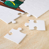 Puzzle Ours comme skieur avec ski (Côté)