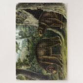 Puzzle Ours de cannelle des Quadrupeds d'Audubon (Vertical)