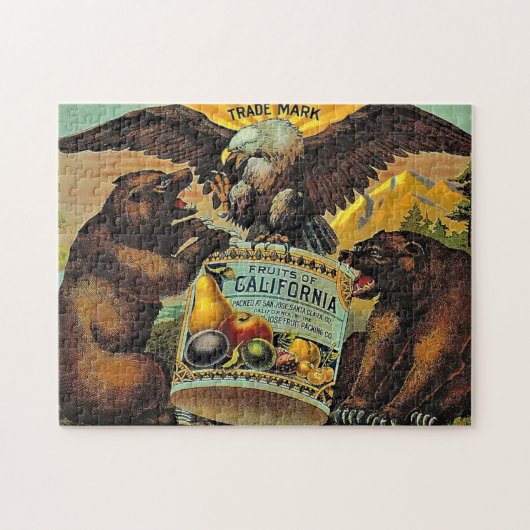 Puzzle Ours de fruits de Californie (Horizontal)