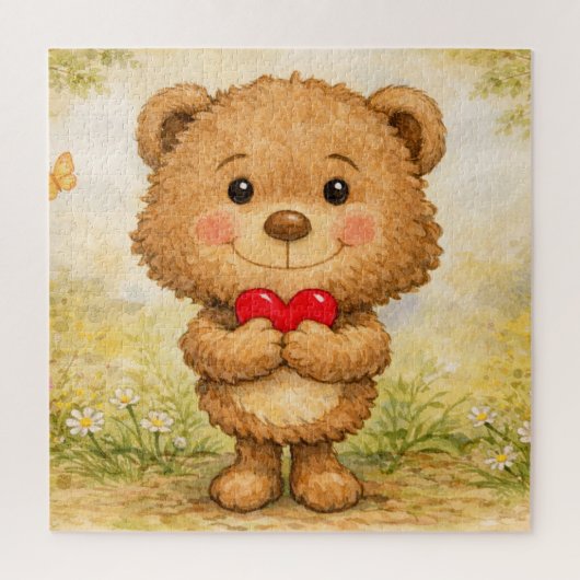Puzzle Ours de la Saint-Valentin (Vertical)