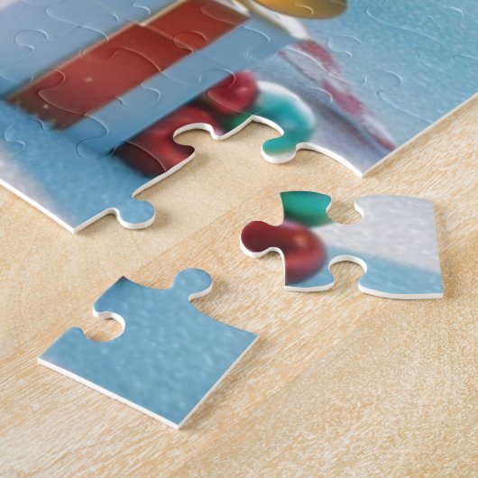 Puzzle Ours de Noël adorable (Côté)