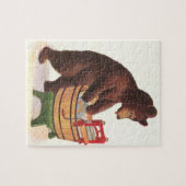 Puzzle Ours de nounours faisant la blanchisserie (Horizontal)