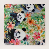 Puzzle Ours de panda aquarelle (Horizontal)