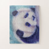 Puzzle Ours de panda blanc et noir doux (Vertical)