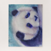 Puzzle Ours de panda blanc et noir doux (Vertical)