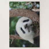 Puzzle Ours de panda couché sur un arbre (Vertical)