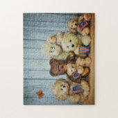 Puzzle Ours d'ours en peluche amis (Vertical)