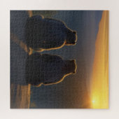 Puzzle Ours du coucher du soleil (Horizontal)