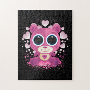 Puzzle Ours en peluche de la Saint-Valentin
