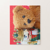 Puzzle Ours en peluche et caboteur (Vertical)