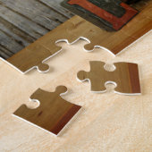 Puzzle Ours en peluche et poupée (Côté)