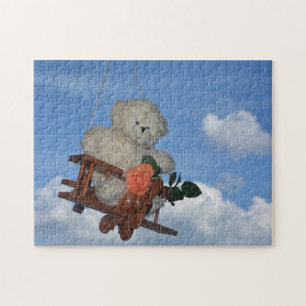 Puzzle Ours en peluche volant