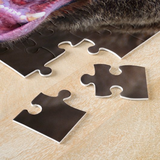 Puzzle Ours gris d'hurlement (Côté)