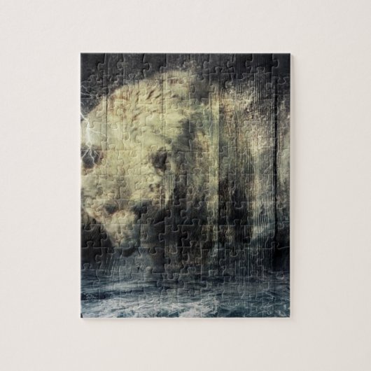 Puzzle Ours gris occidental primitif de région boisée de (Vertical)