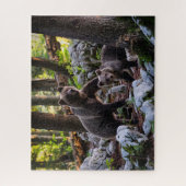 Puzzle Ours mère et ourson Slovénie (Vertical)