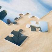 Puzzle Ours mignon tenant un lapin (Côté)