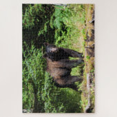 Puzzle Ours noir Alpha (Vertical)