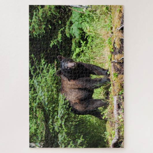 Puzzle Ours noir Alpha (Vertical)