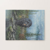 Puzzle Ours noir de montagne fumeuse (Horizontal)