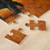 Puzzle Ours noir en forêt d'automne (Côté)