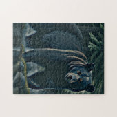 Puzzle Ours Noir Majestueux De La Forêt Du Nord (Horizontal)