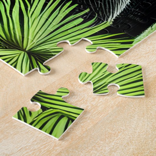 Puzzle Ours noir rustique Abstrait (Côté)