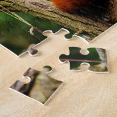 Puzzle Ours panda rouge mignon (Côté)