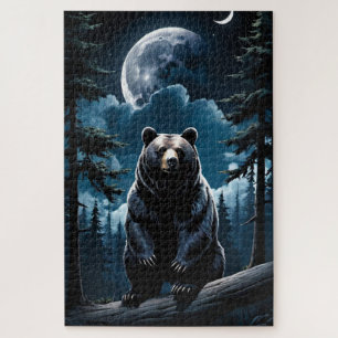 Puzzle Ours Pleine lune