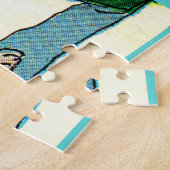 Puzzle ours polaire et mouettes (Côté)