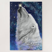 Puzzle Ours Polaire - Peinture (Vertical)