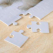 Puzzle Ours polaire roulant dans la neige, Norvège (Côté)