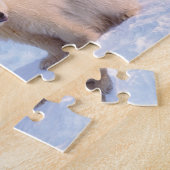 Puzzle Ours polaire semé avec des petits sur la banquise (Côté)