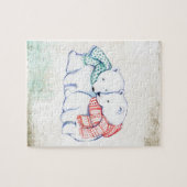 Puzzle Ours polaires Couple (Horizontal)