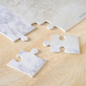 Puzzle Ours polaires jouant dans la neige. (Côté)