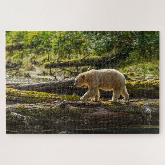 Puzzle Ours Spirit Blanc Chasse (Horizontal)